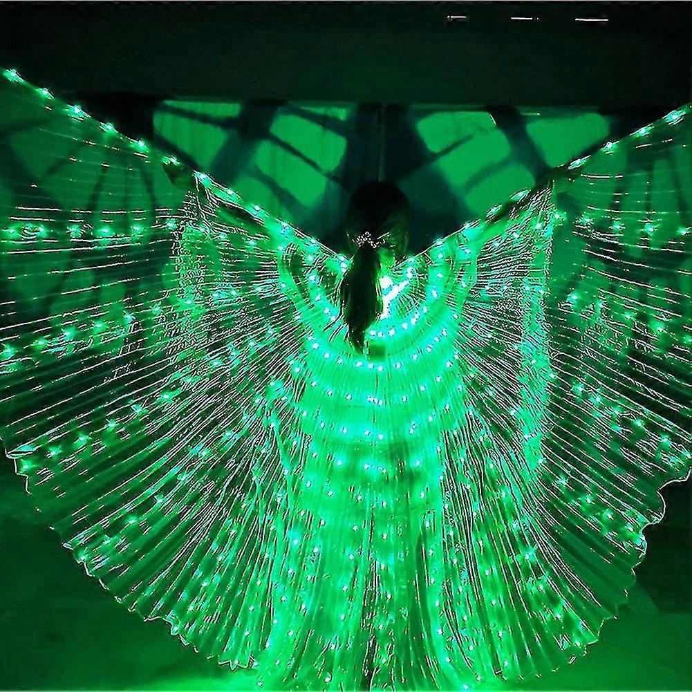 Multicolored LED Glow Wings for Belly Dance - Adult and Kid Entertainment Props