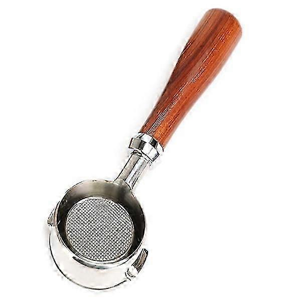 Coffee Machine with Bottomless Portafilter, Wood Handle, Filter Coffee Accessories, Welhome -310