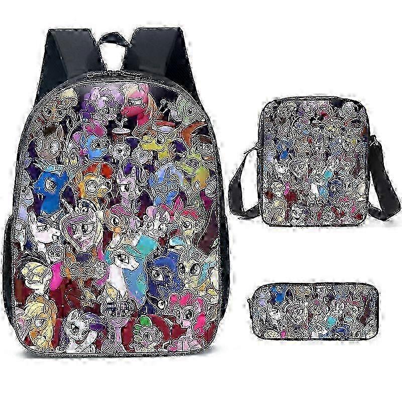 Stylish Polly Pony Backpack Set for Children - Spacious and Practic...