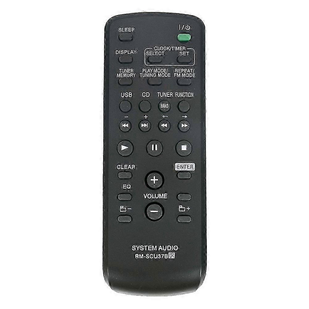 Replace Remote RM-SCU37B for Sony Mini HI-FI Component System LBT-SH2000 SS-SH2000 CMT-BX3 CMT-BX30R