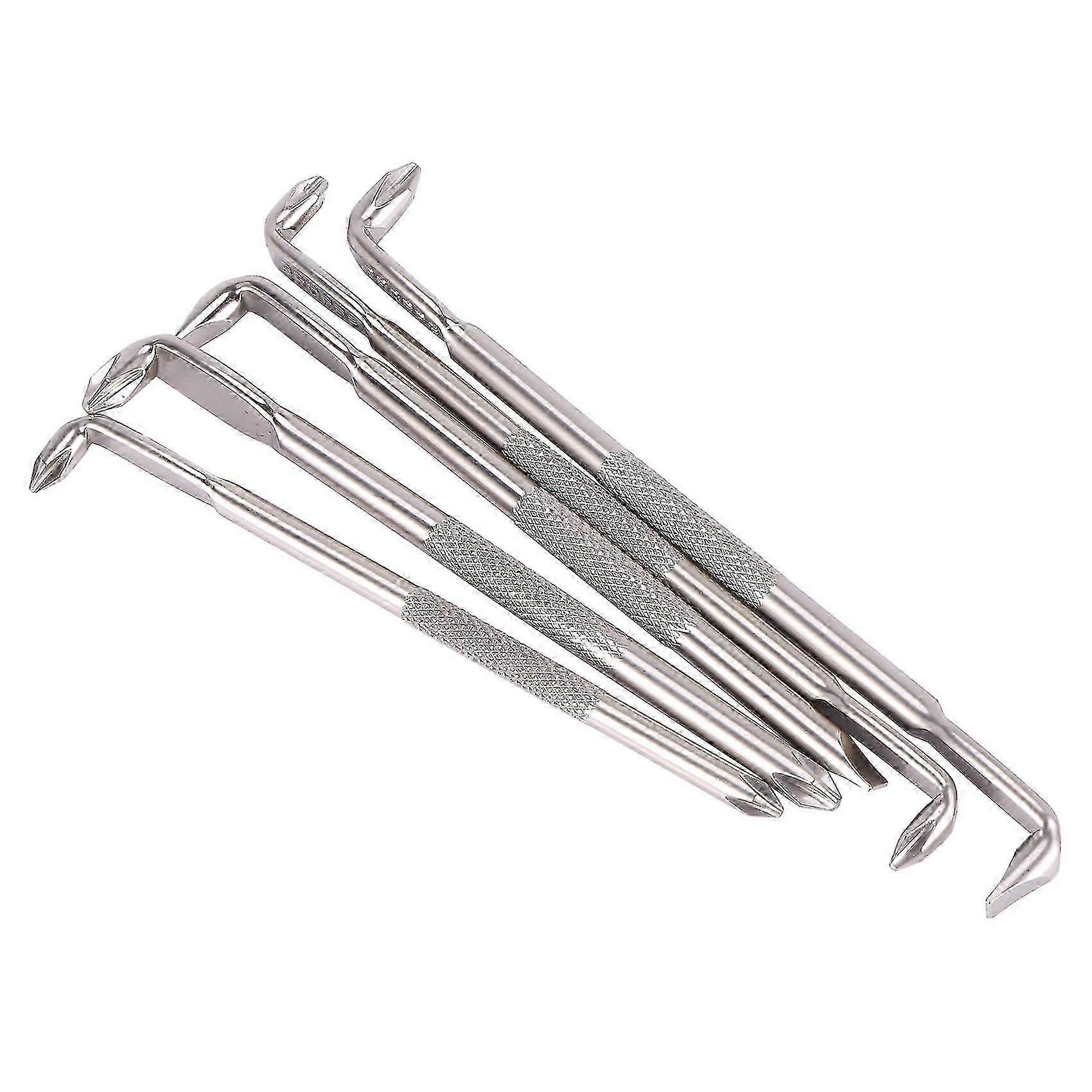 5pcs Z-type Screwdriver L-shaped 90-degree Right-angle Elbow Bend /slotted With Magnetic Short Scr