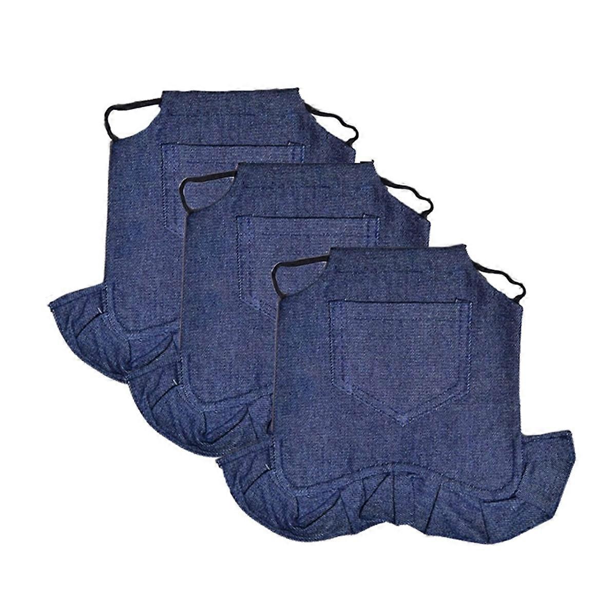 3PCS Chicken Overalls Saddles Hen Jacket Apron, for Duck
