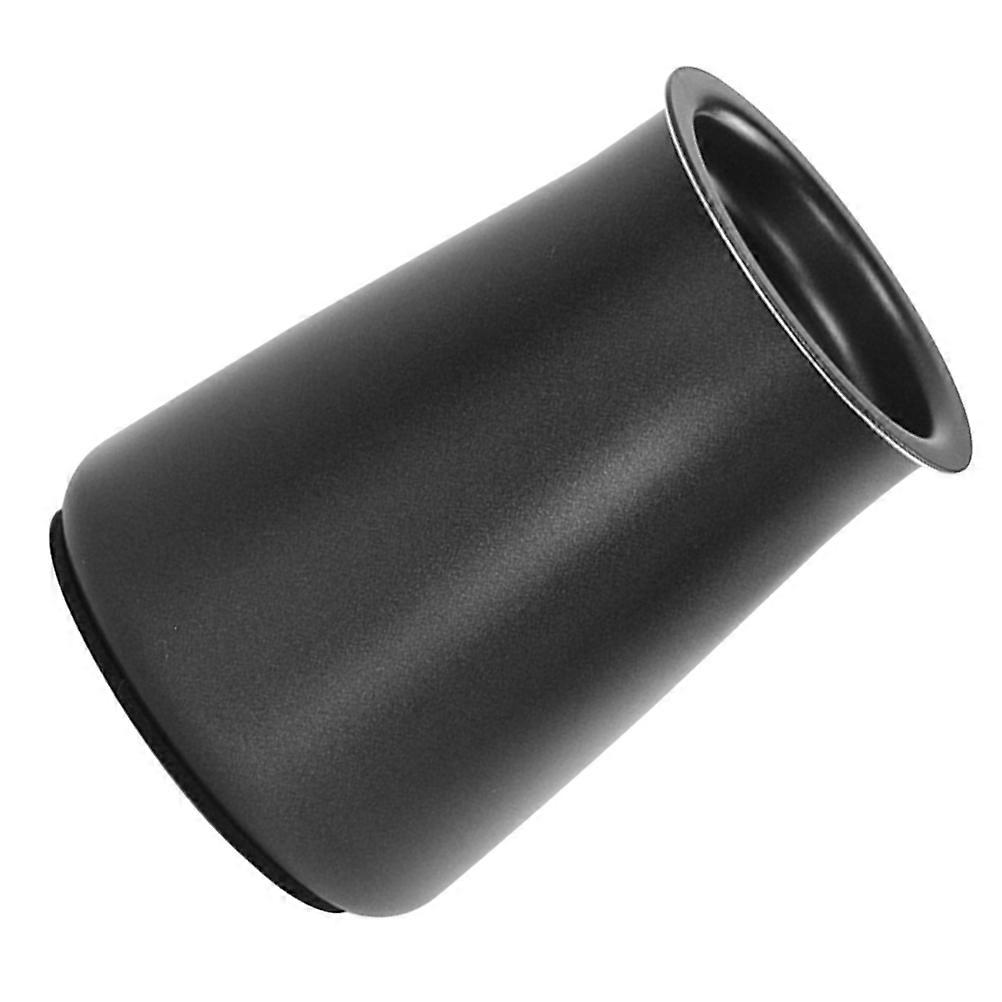 Filter Coffee Powder Round Storage Holder for Coffee Machine Accessory Black Stainless Steel with Non-Slip Base Function 1Pcs