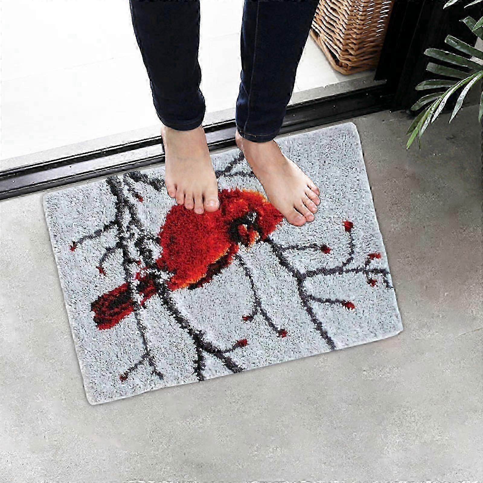 Wolf Carpet Latch Hooking Kits Teppich Kit Handarbeit Stickerei Teppich Set für Erwachsene