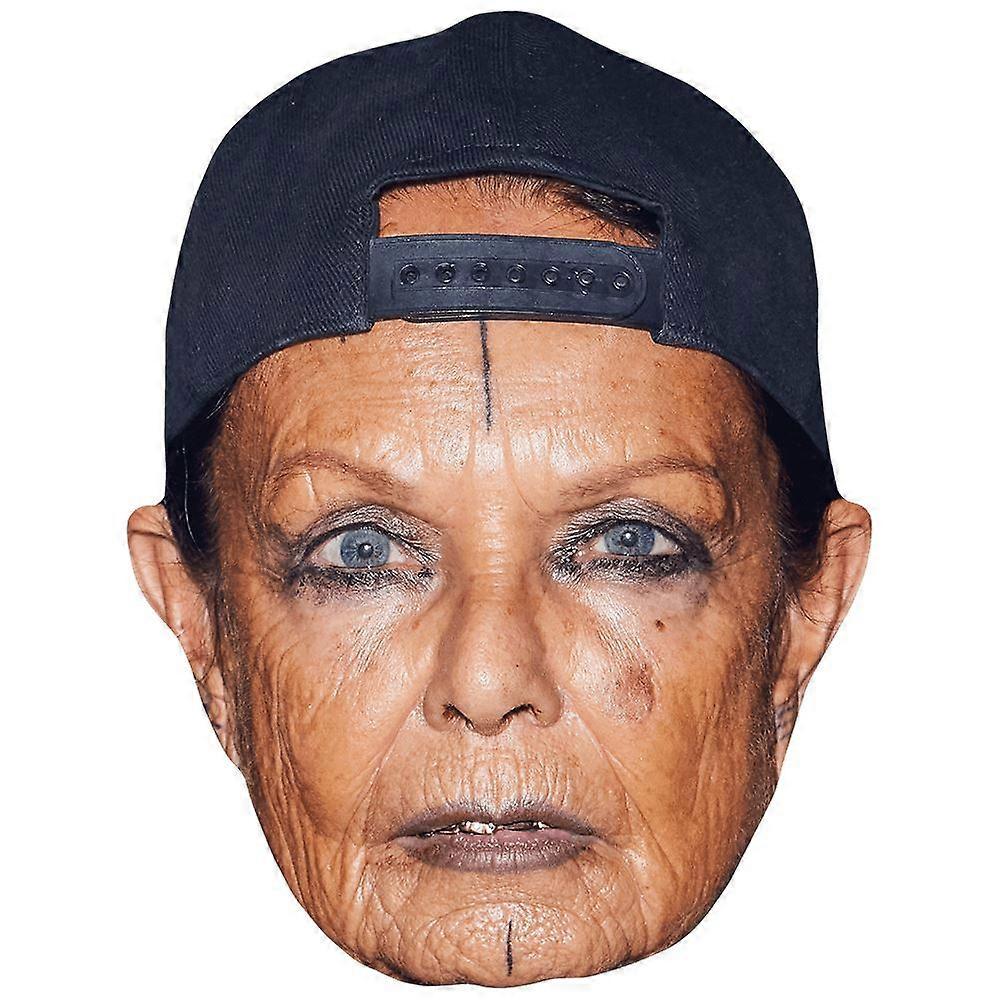 Michele Lamy (Hat) Celebrity Mask, Flat Card Face