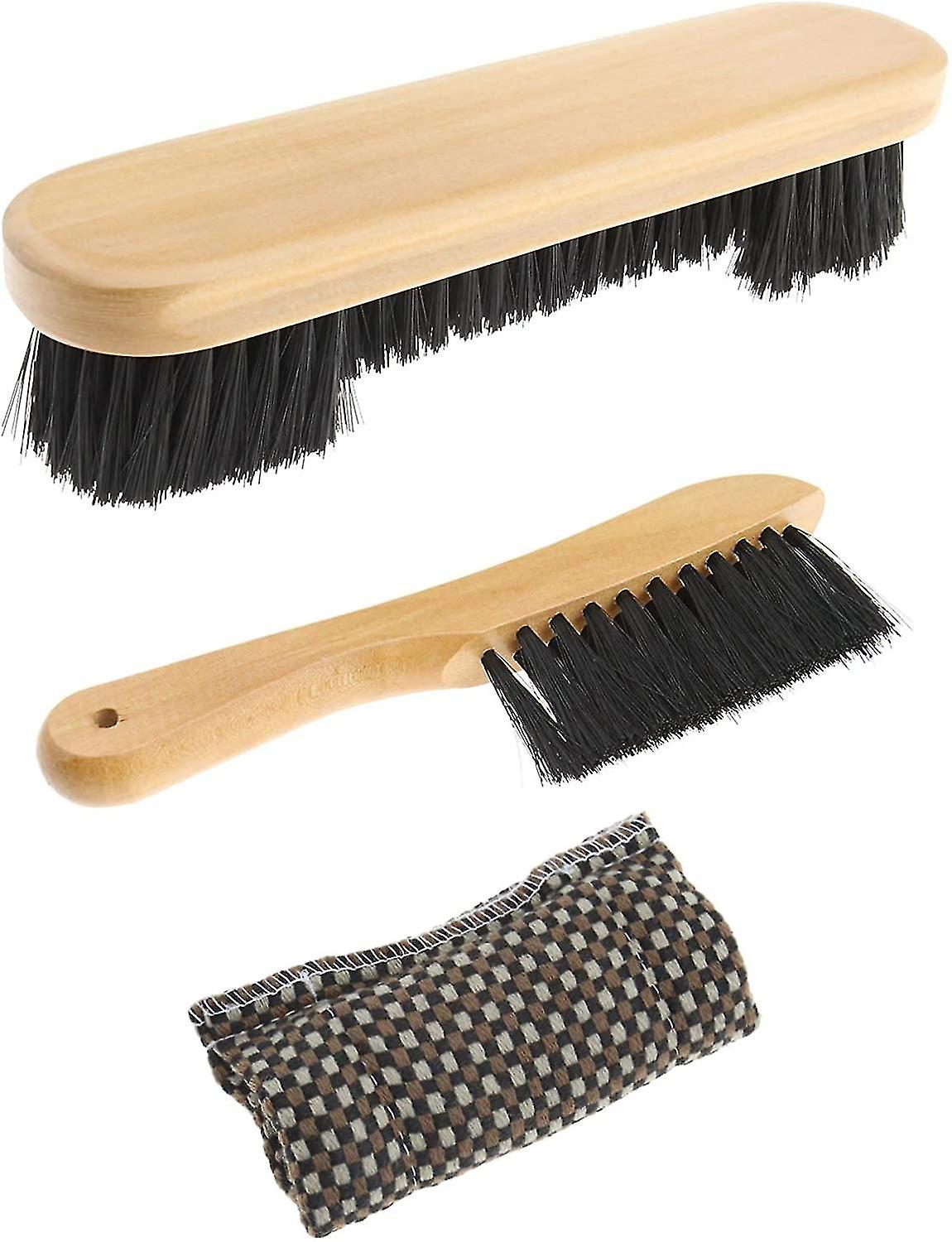 Cleaning Tool Kit Cloth Pool Table Brush With Wooden Handle For Billiards Table
