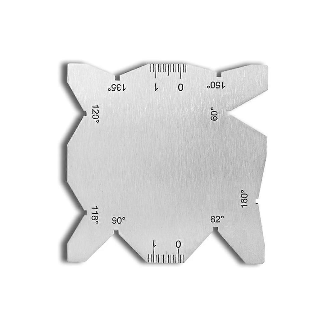 Angles Gauge Stainless Steel Angle Finder Measuring Tool Template Metalworking Thread Gauge