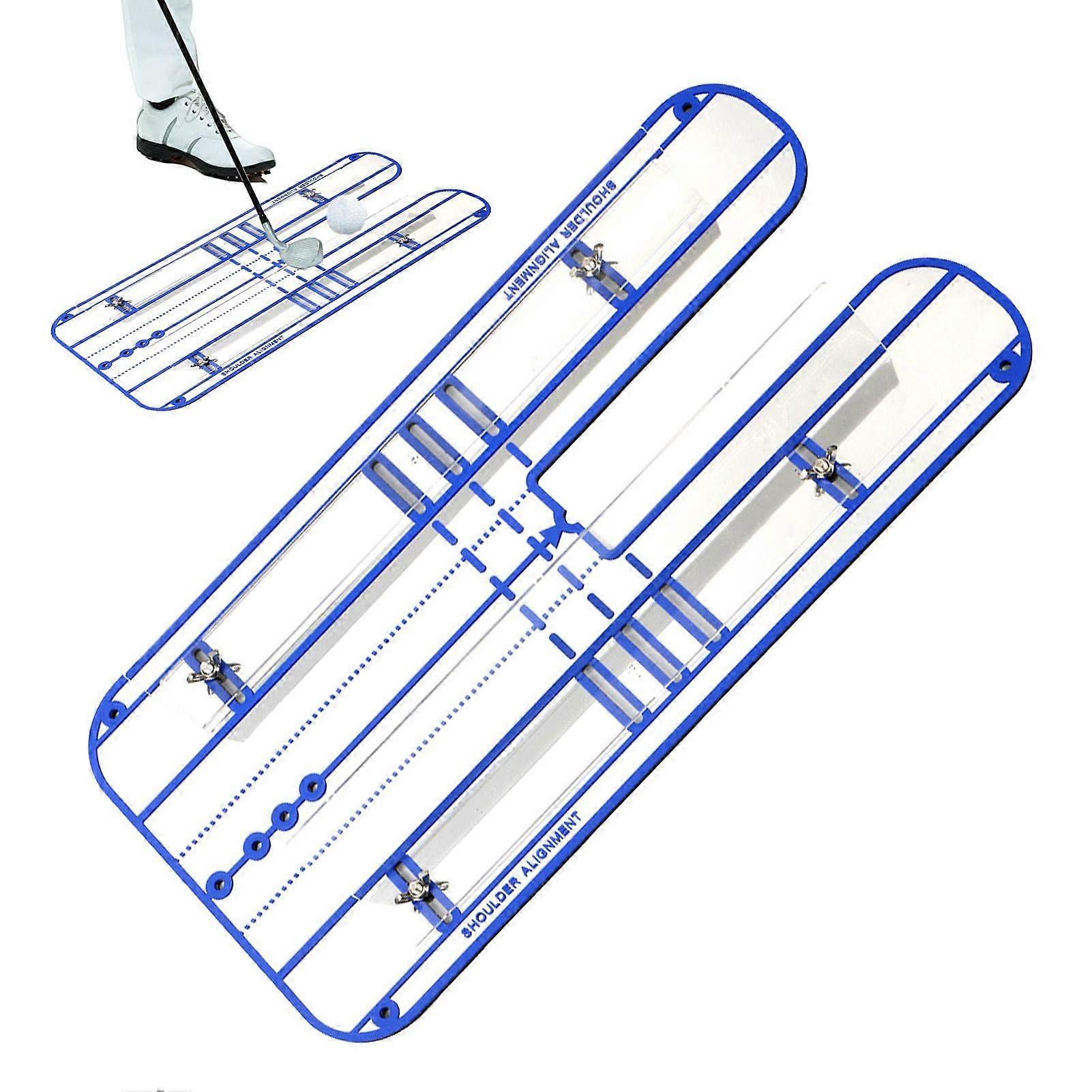 Golf Putting Alignment Training Aid Golf Alignment Trainer With Putting Cup Combo Putting Trainers For Golf Games