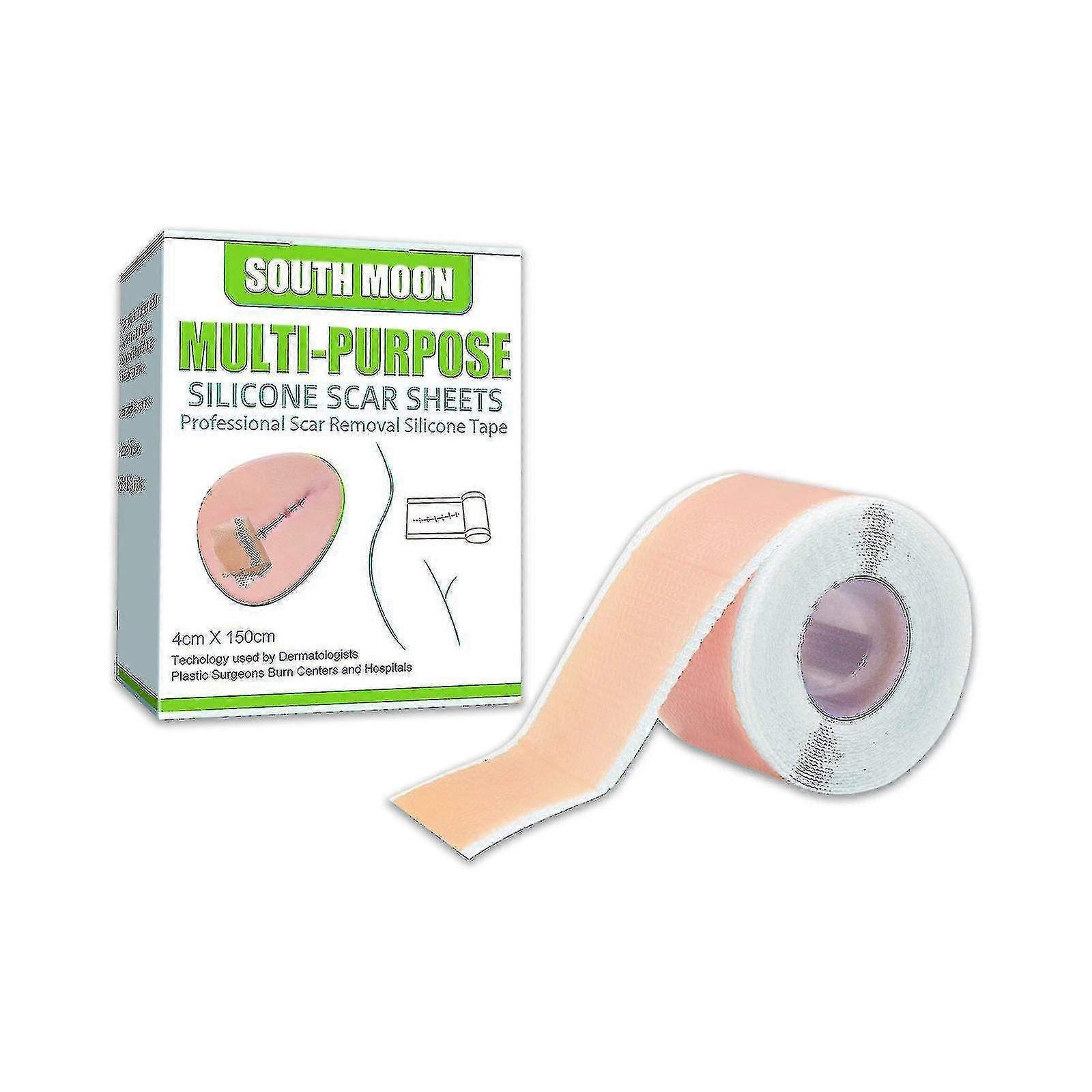Silicone Scar Sheet C-sectionscar Removal Burns Acne Silicone Scar Tape Roll Reusable Waterproof And Breathable