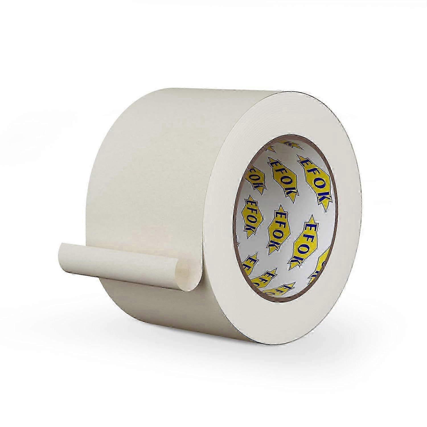 Masking Tape 3 Inch Wide, General Purpose White Painters Tapes for Drafting