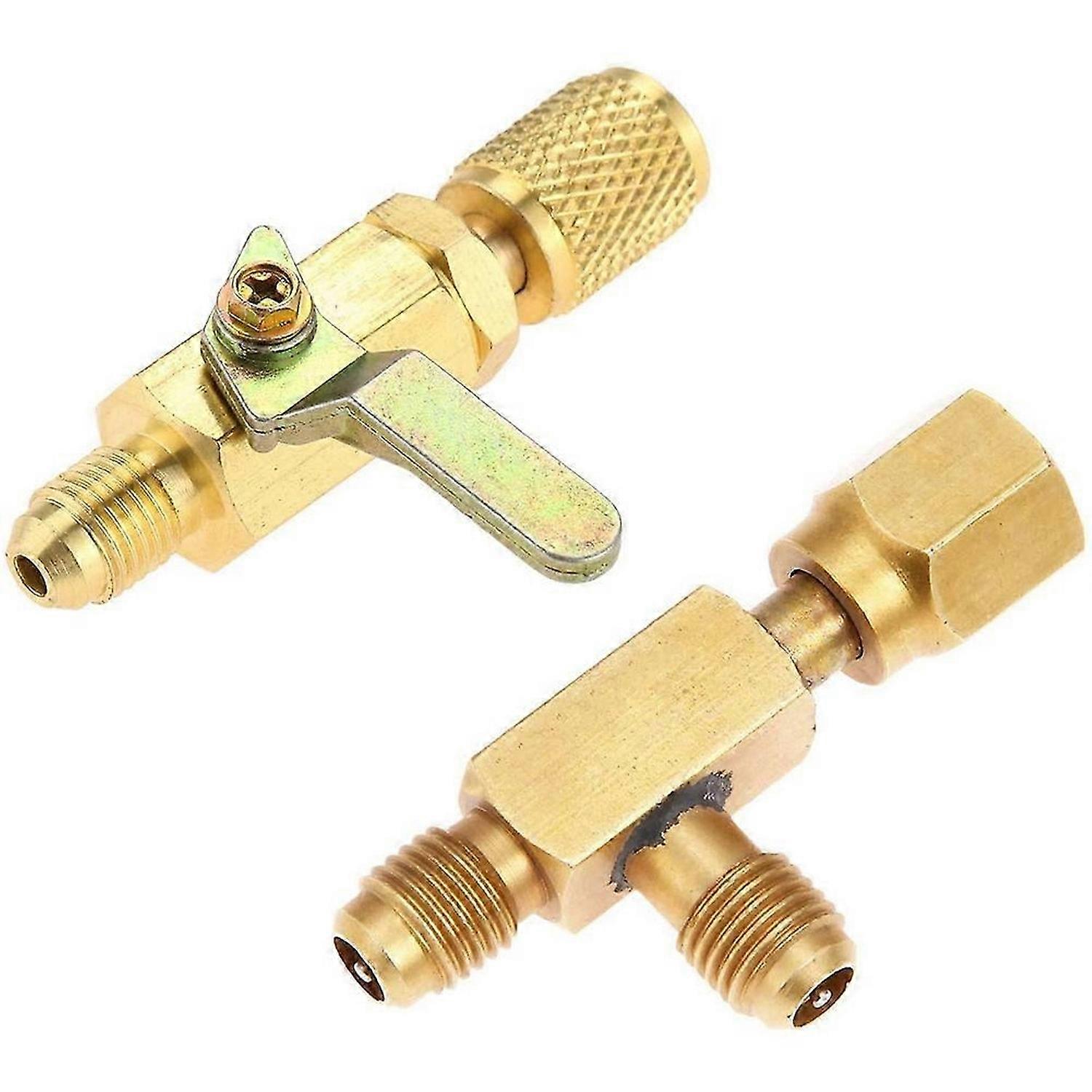 1/4 Inch SAE Adapter & 1/4 Inch Valves Core Quick Coupler Access Tee