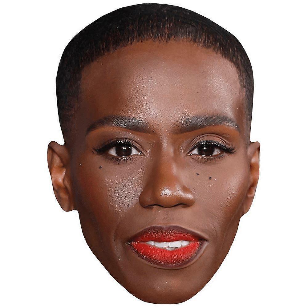 Candice Brathwaite (Lipstick) Celebrity Mask, Flat Card Face