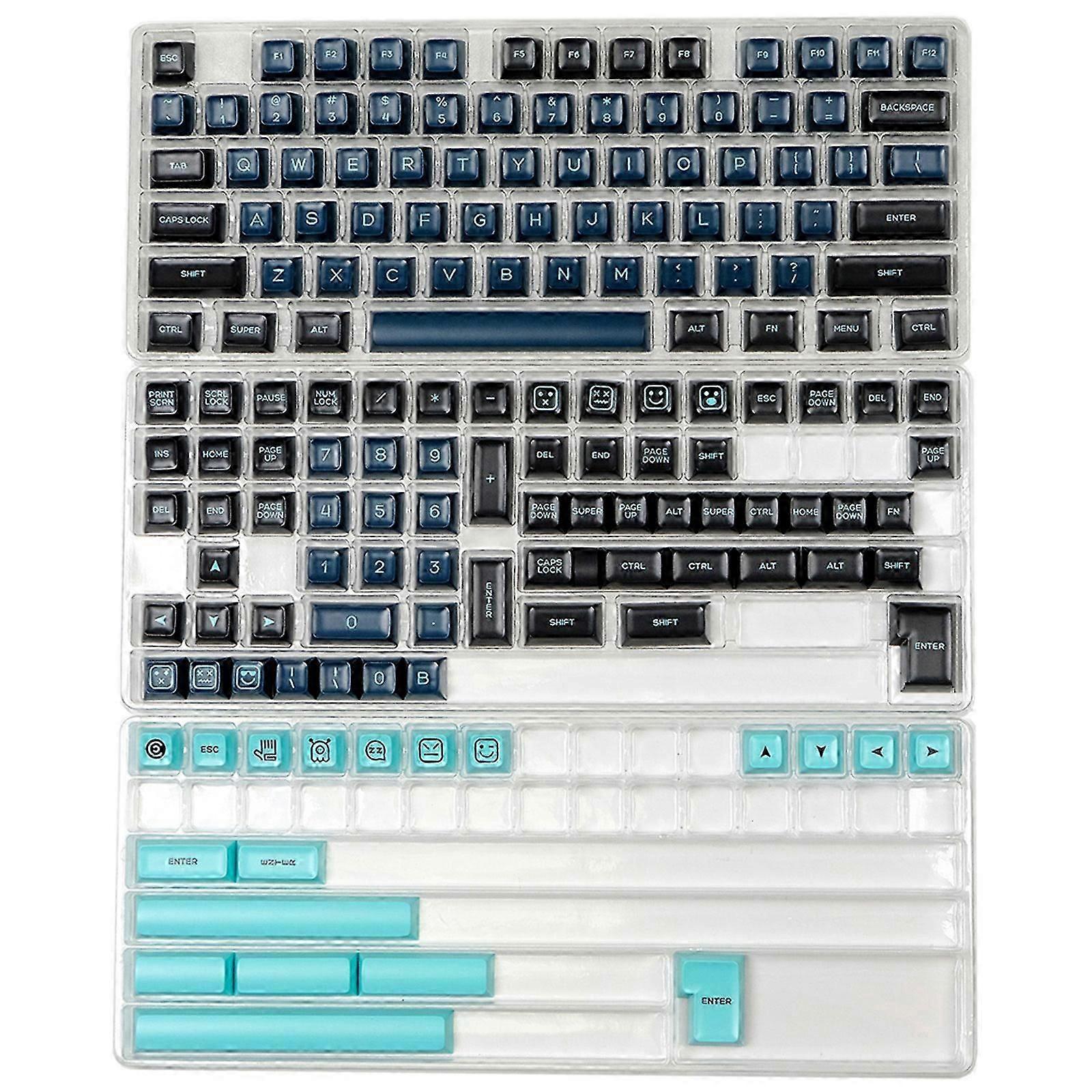 Monsters Theme Keycaps PBT Double Shot SAProfile Keycap for 61 64 68 84 87 96 980 Mechanical Keyboards