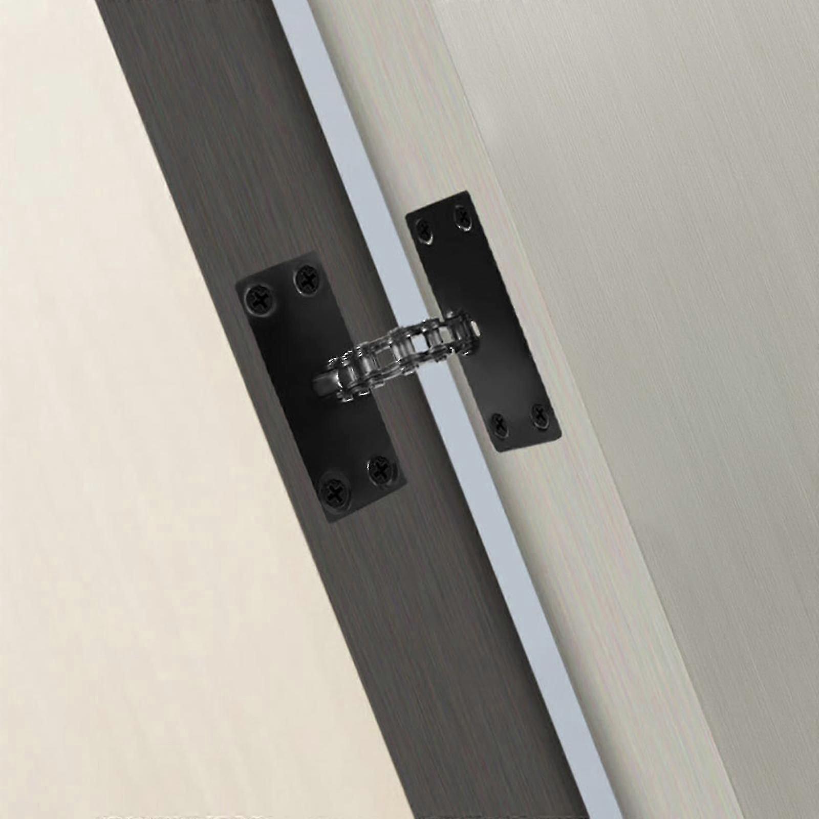 Self-closing Door Hinge Auto Door Closer Concealed Inner Door Closing Device  Black