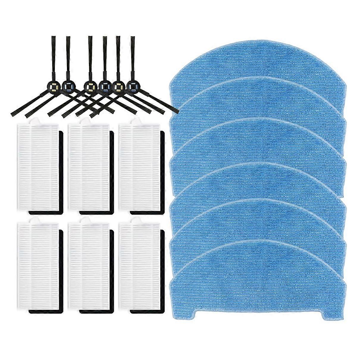 For T20s Replacement Side Brush HEPA Filter Mop Pads