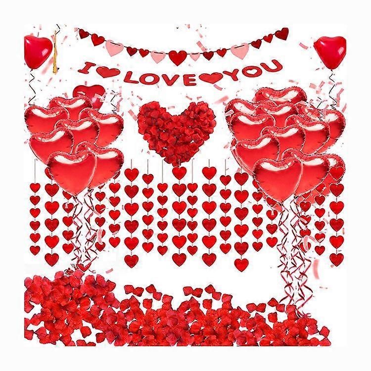 Valentine's Day Creative Gift Soap Rose Balloon Decoration Set