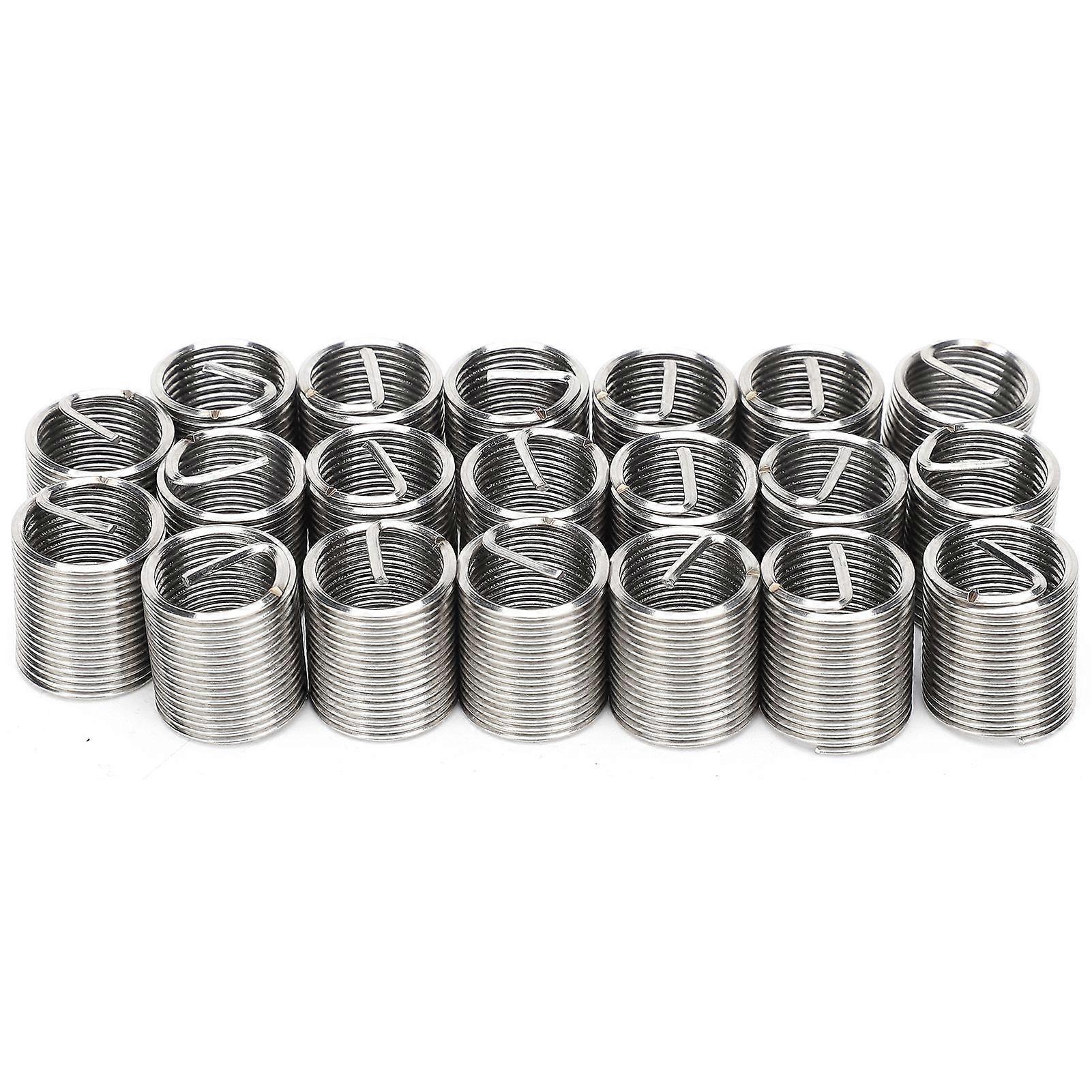 20Pcs Thread Repair Reducer Nut Thread Conversion Sleeve Bushing Screw Fastening M12 x 1.252D