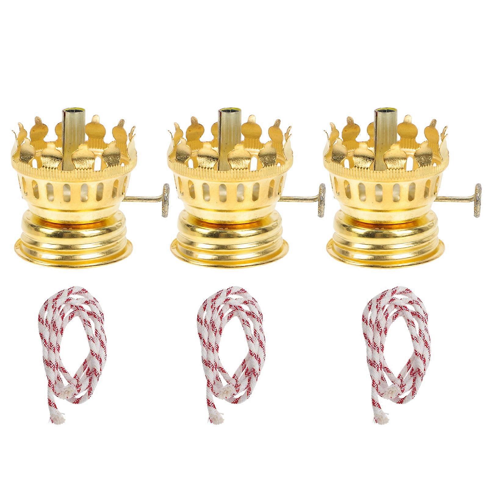 Yongwei Oil Lamp Parts 3Pcs Kerosene Lamp Dimmer Creative Light Modulator Kerosene Lamp Accessory
