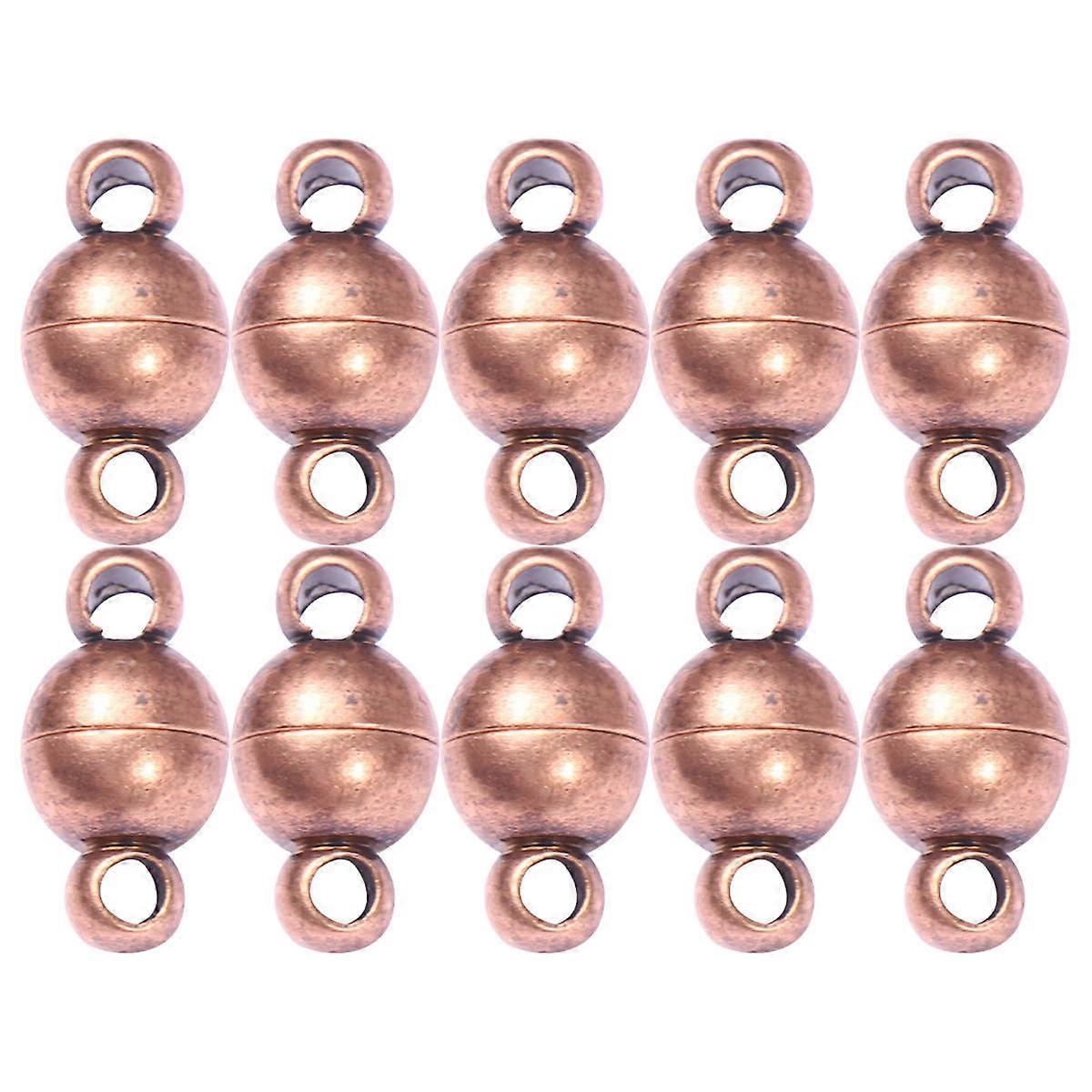 Buckle Bracelet Buckle for Jewelry Making Use 10Pcs Red