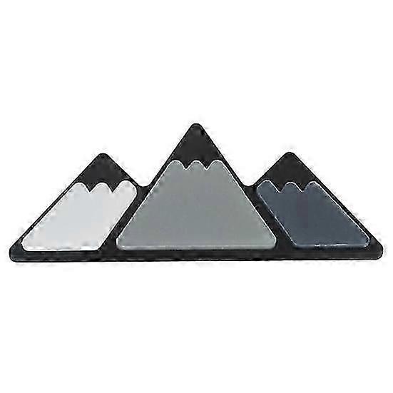 Car Badge Fade-resistant 3D Design Stylish Universal Tri-color Grille Emblem Fit For Toyota