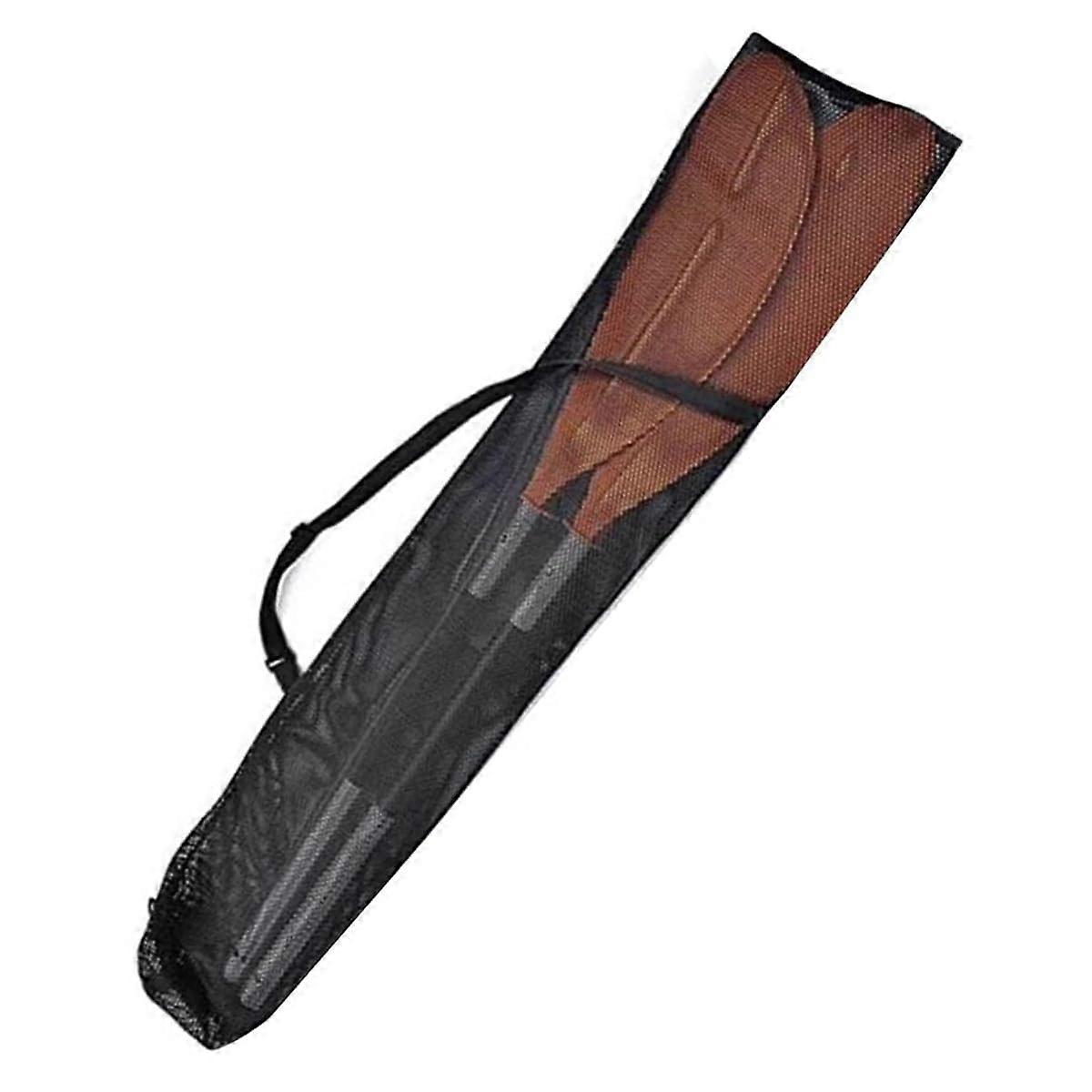 Canoe Split Paddle Carrying Bag Waterproof Padded Storage Bag for Double Paddle Mesh Storage Bag Black Boat Accessories