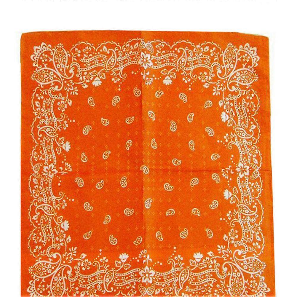 Polyester 12Set Colorful Bandana Hankerchief For Women Random Color Summer Use Head Tie