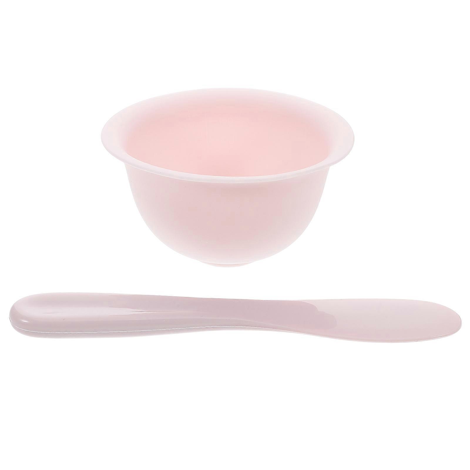 Silicone Facial Mask Mixing Bowl Set for with Spatula and Spoon 5Sets