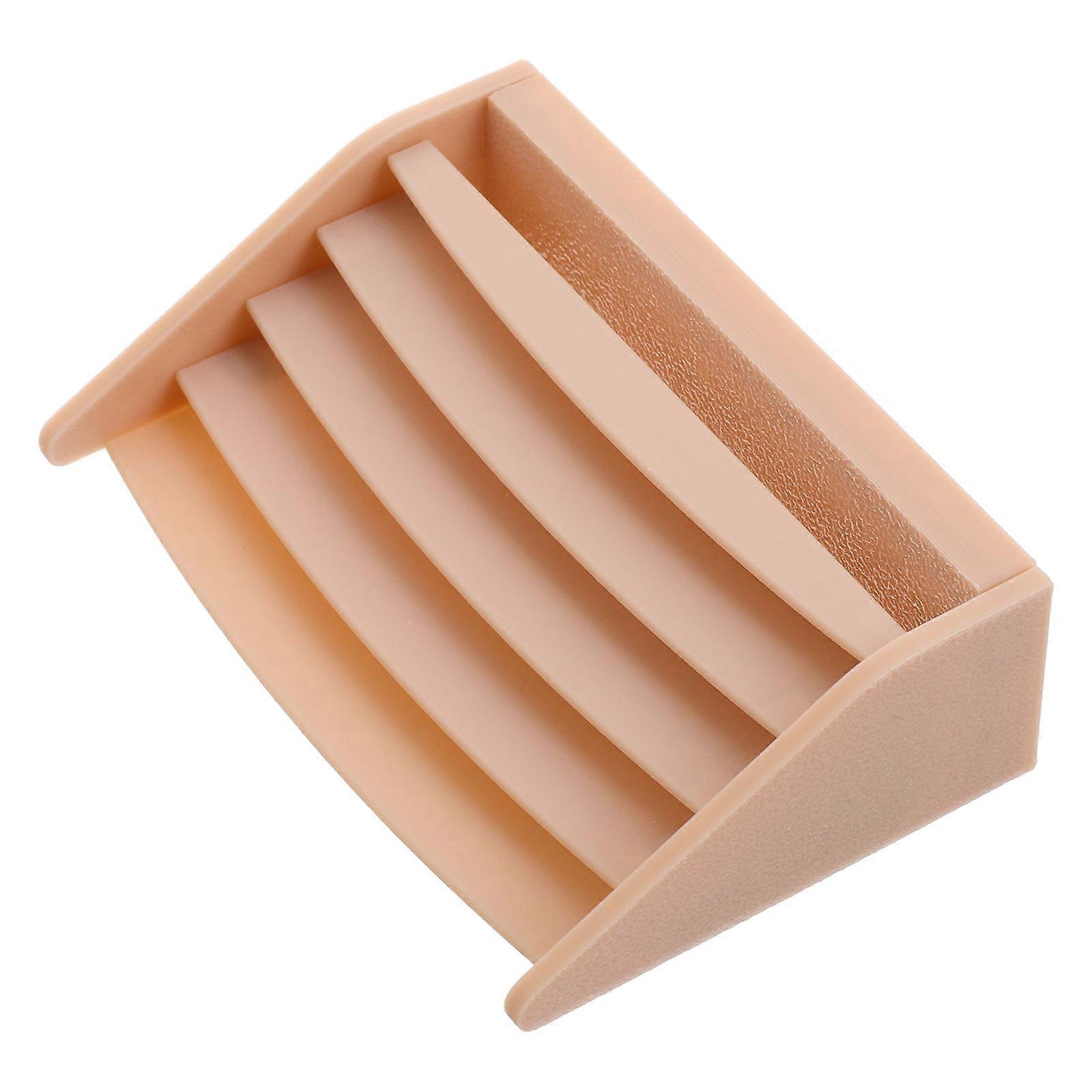 Plastic Dollhouse Miniature Bookshelf for Book Display 2Pcs Set
