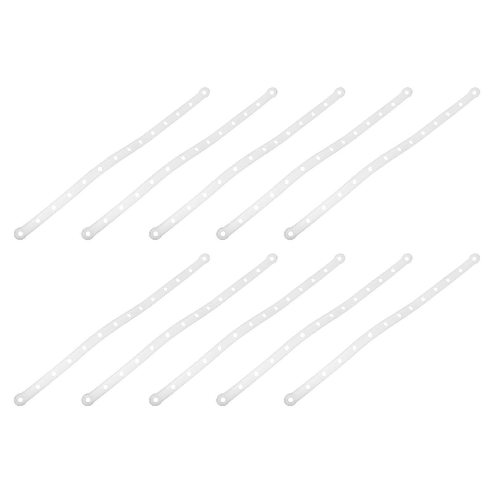 Closet Hanger Strips Plastic for Clothes Connection 100Pcs