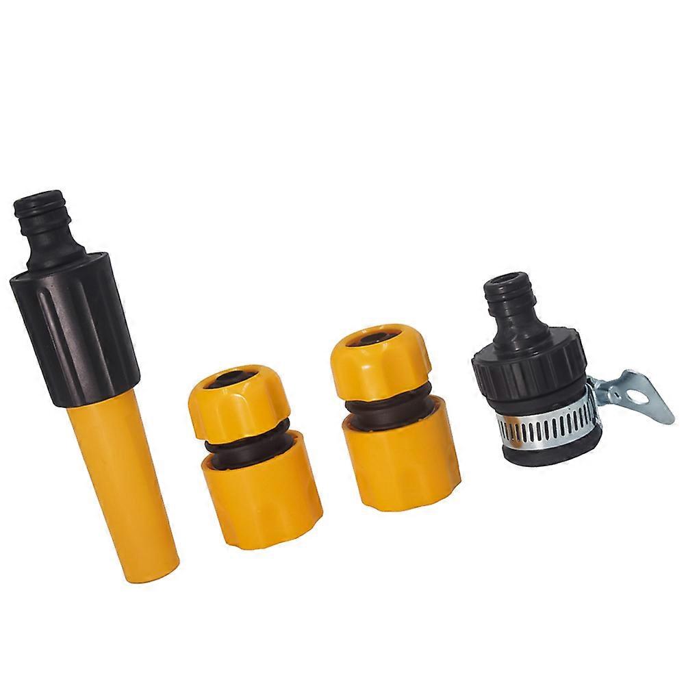 Water Hose Quick Joint Set Plastic Garden Hose Coupling For Household Use Park Watering 14.5x7x5cm Assorted Color 1Set