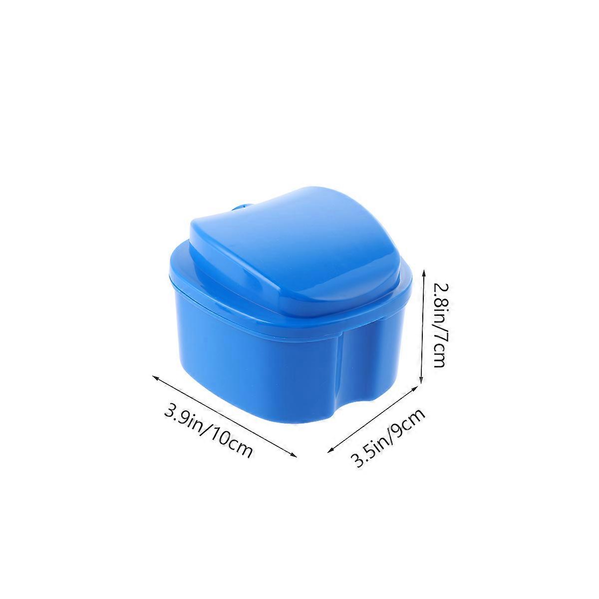 Portable Denture Case for Safe Storage 24Pcs Plastic Tooth Storage Box