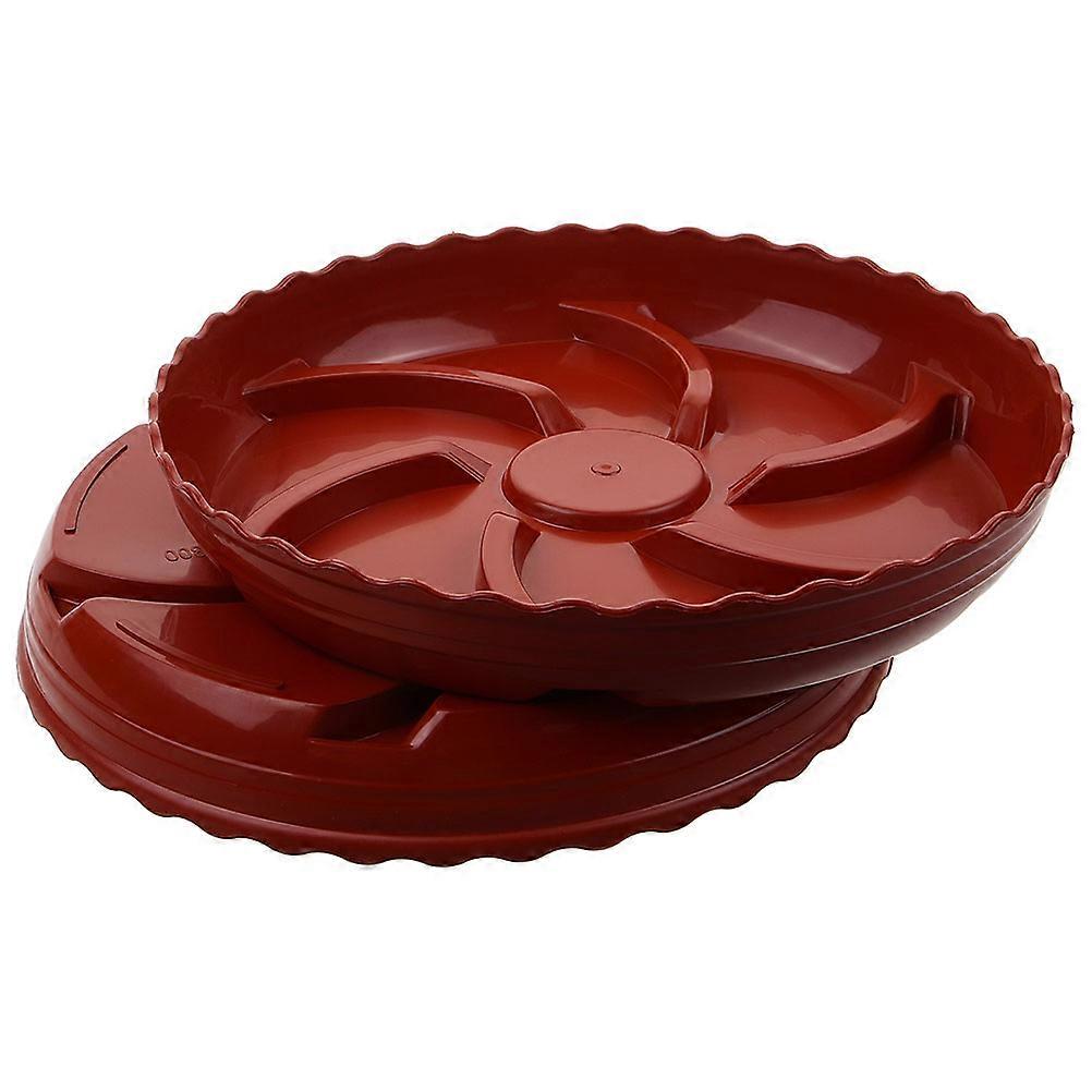 Plastic Drip Tray Flowerpot Saucer for Efficient Water Catch 4Pcs