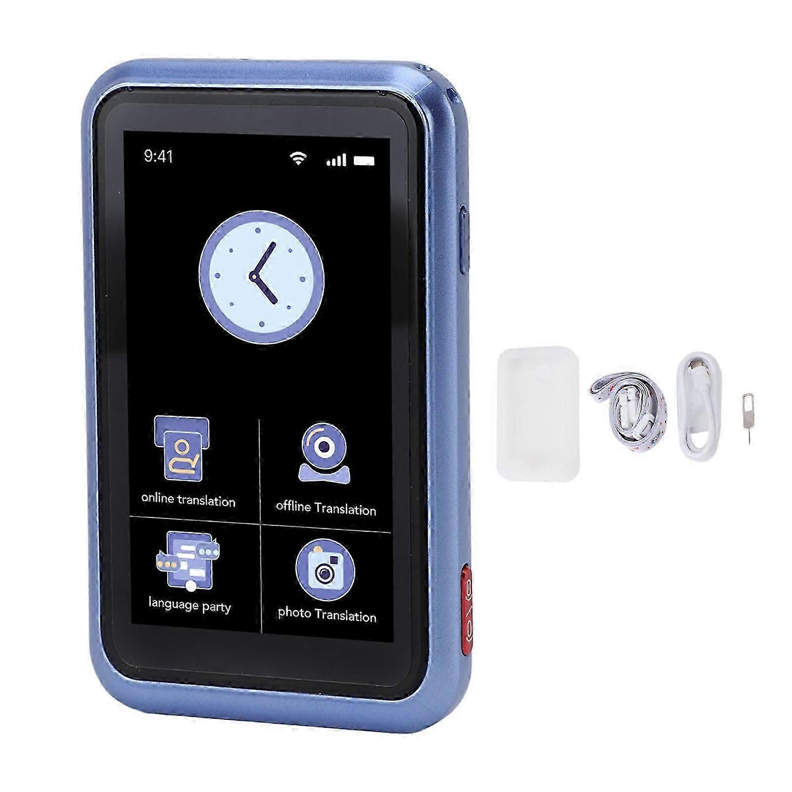 Language Translator Device 4G Portable Ai Voice Instant Two Way Real Time Online 138 Language Translator with 3 Inch Touch Screen