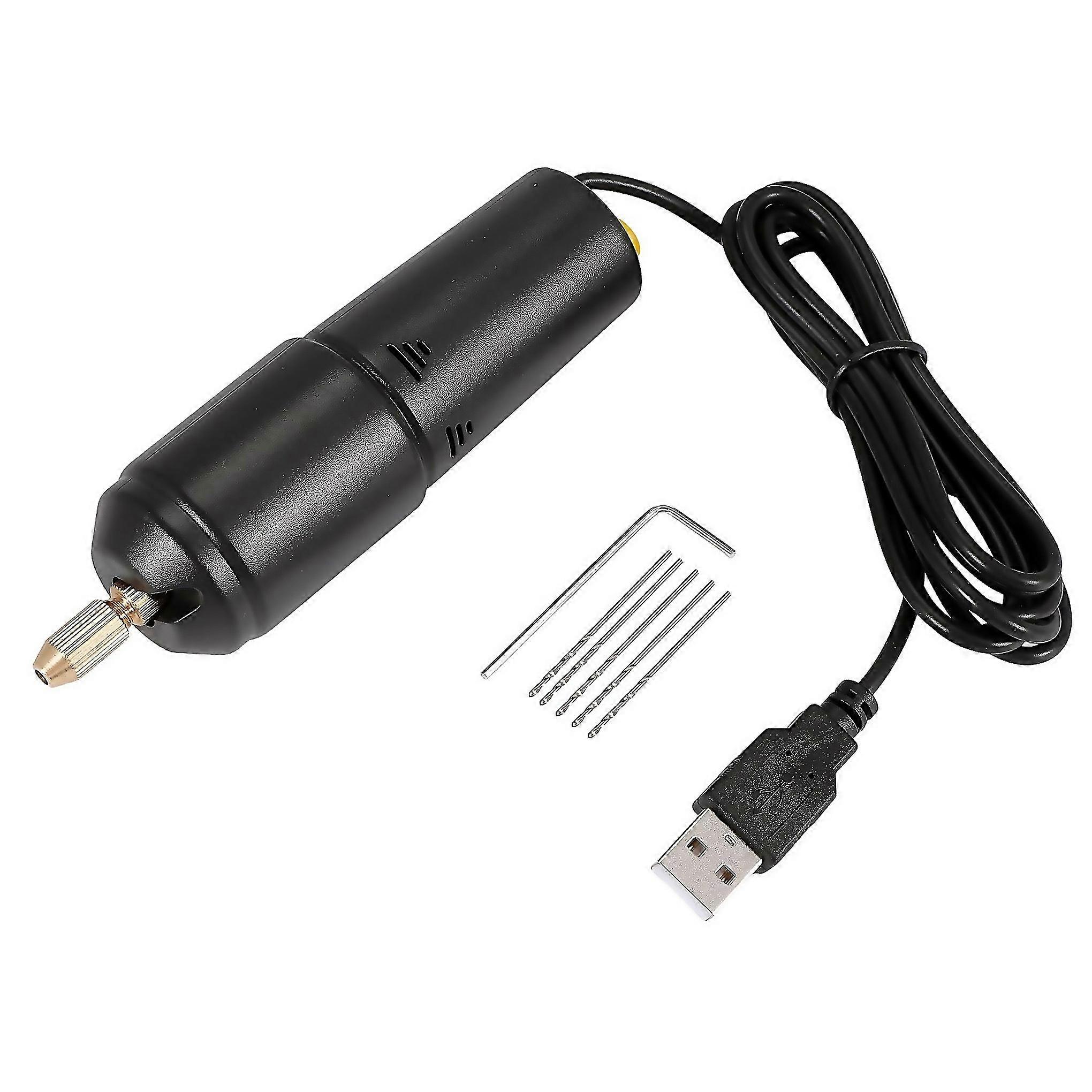 For Jewelry Tools Mini Electric Drill Handheld With 5 Drill