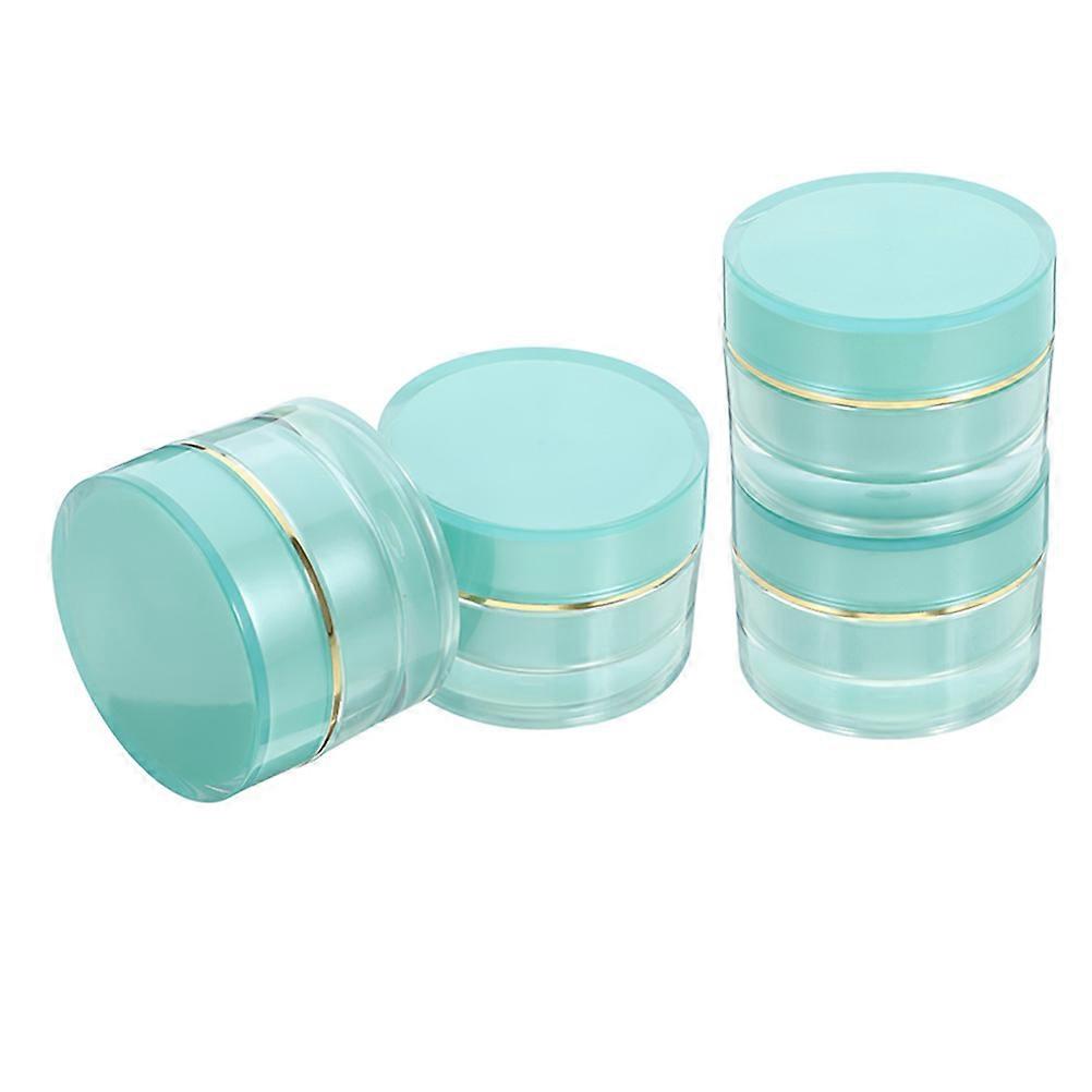 Empty Cream Jar Acrylic Container for Storage 16Pcs Small Travel Jars