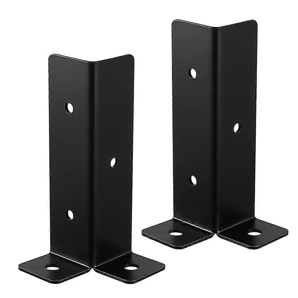 Fence Base Kit Garden Iron Fence Holder for Secure Setup 6Sets