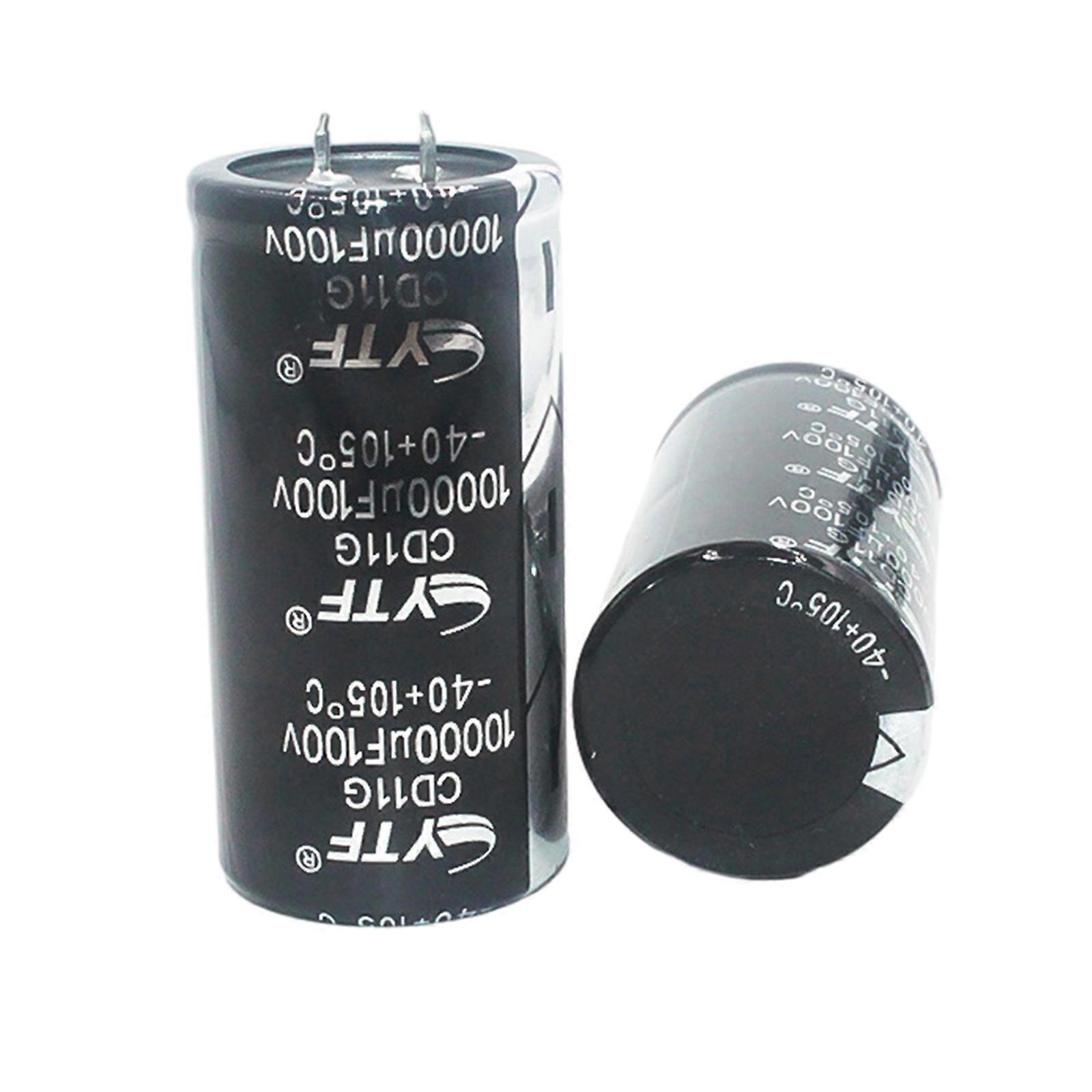 Large Size 100V 10000UF 35x70mm Capacitor Stable and Efficient Charging High Capacity Multicolor