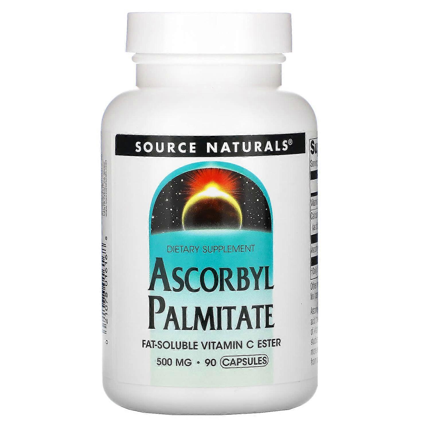 Source Naturals, Ascorbyl Palmitate, 500 mg, 90 Capsules