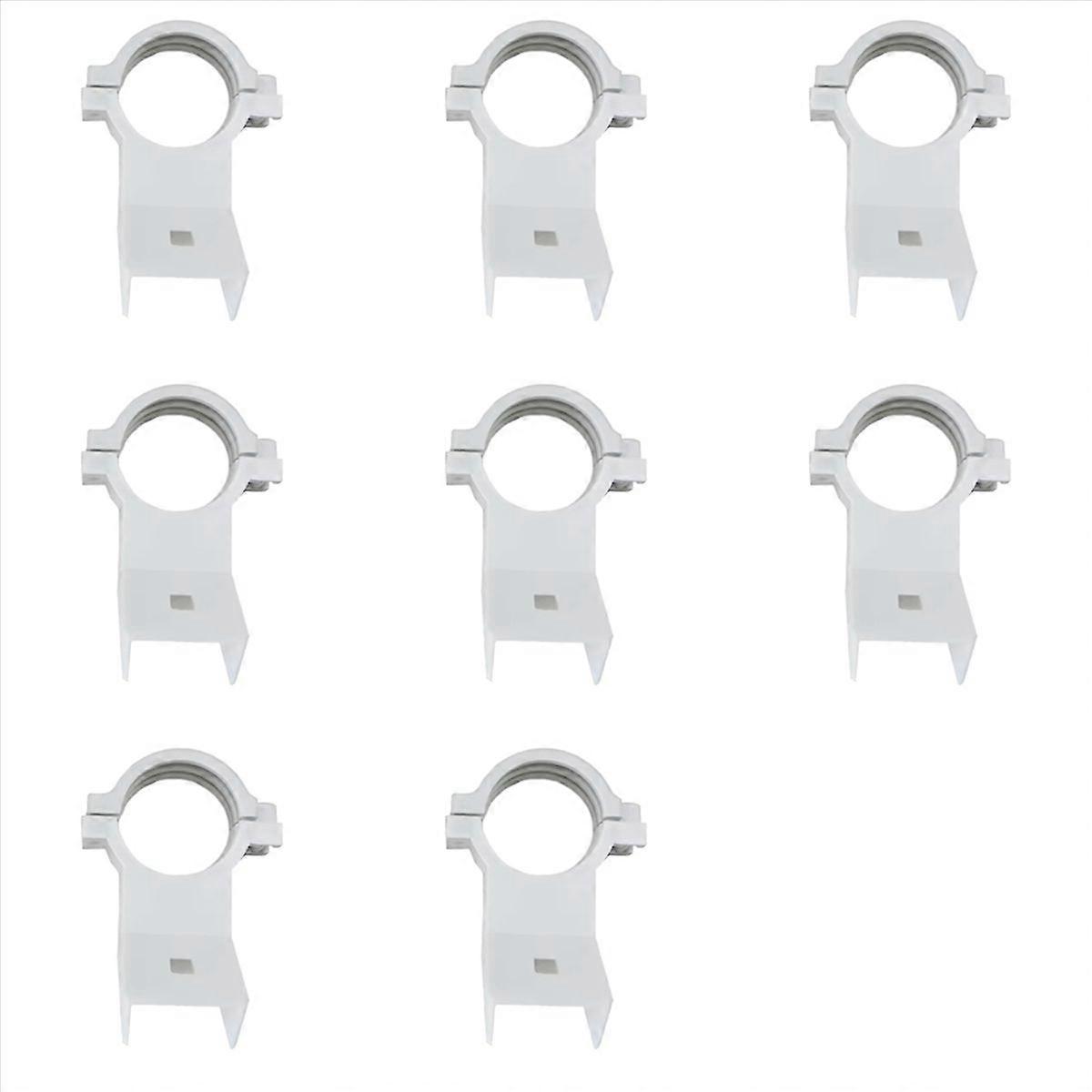 8X KU Band LNB Holder for Satellite Dishes 20mm Plastic Bracket, Weatherproof for Multiple Dish Size