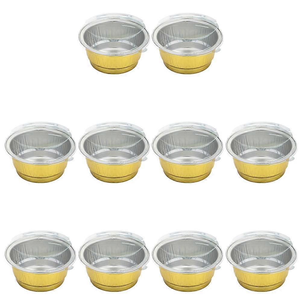 Foil Cups for Heat Resistant Packing 10Pcs Take-Out Boxes