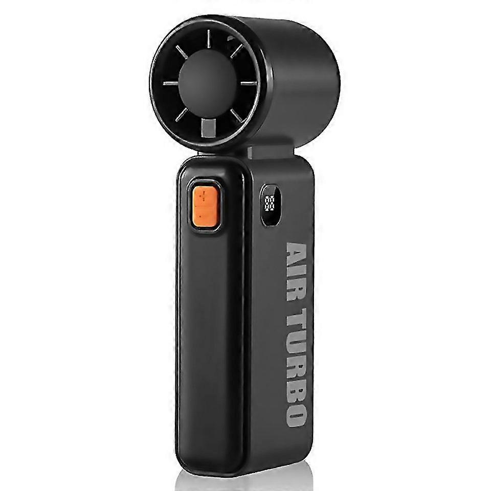 For Wh14 Handheld Digital Display Fan Outdoor Portable High Speed