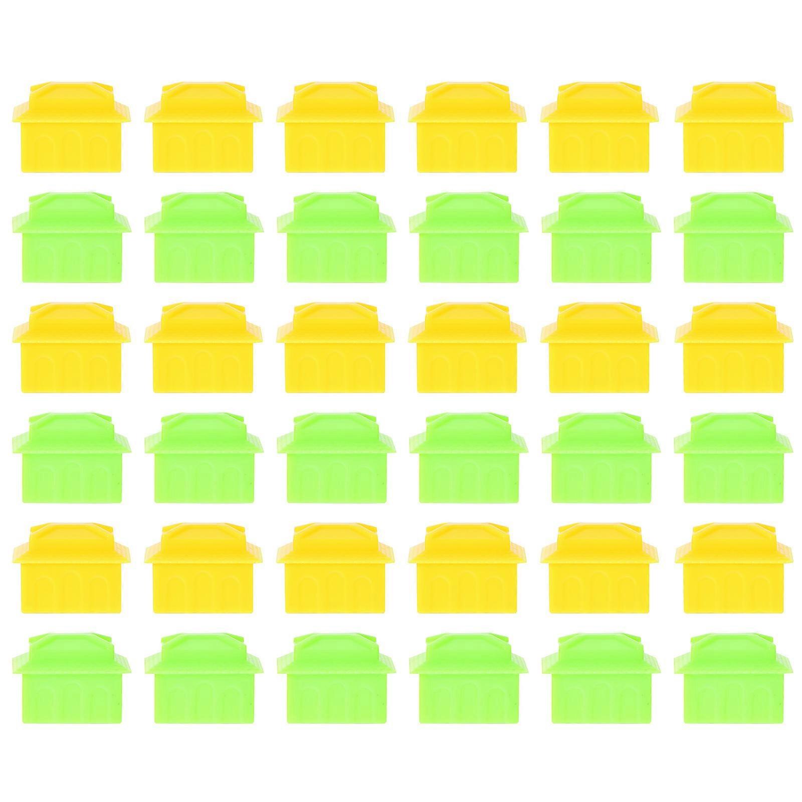 40Pcs Board Game House Props Distinguishing Opponents For Game Supplies Assorted Color Replacement Pieces