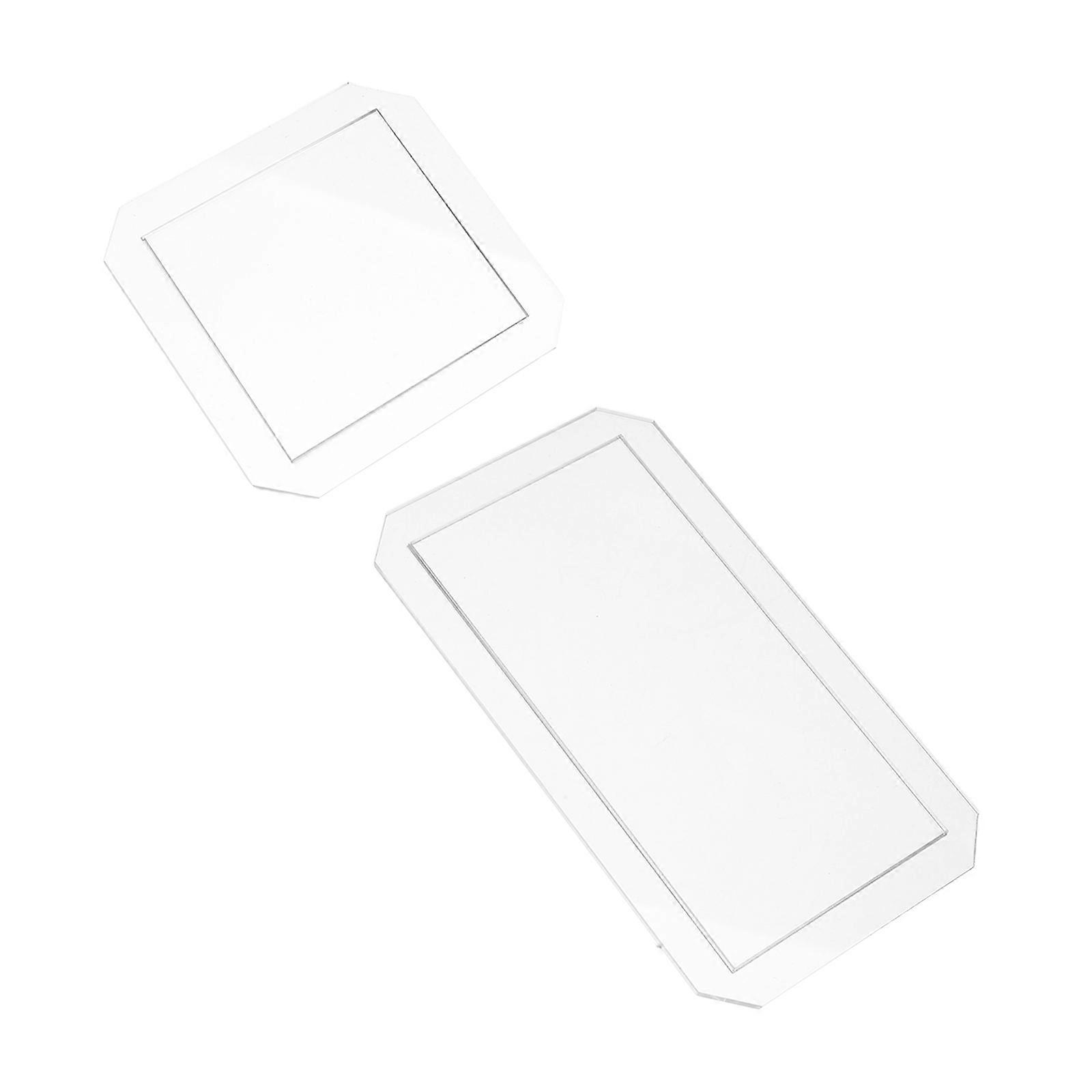 Quilting Templates Acrylic Quilting Templates for Crafting 4Pcs Rectangle Rulers