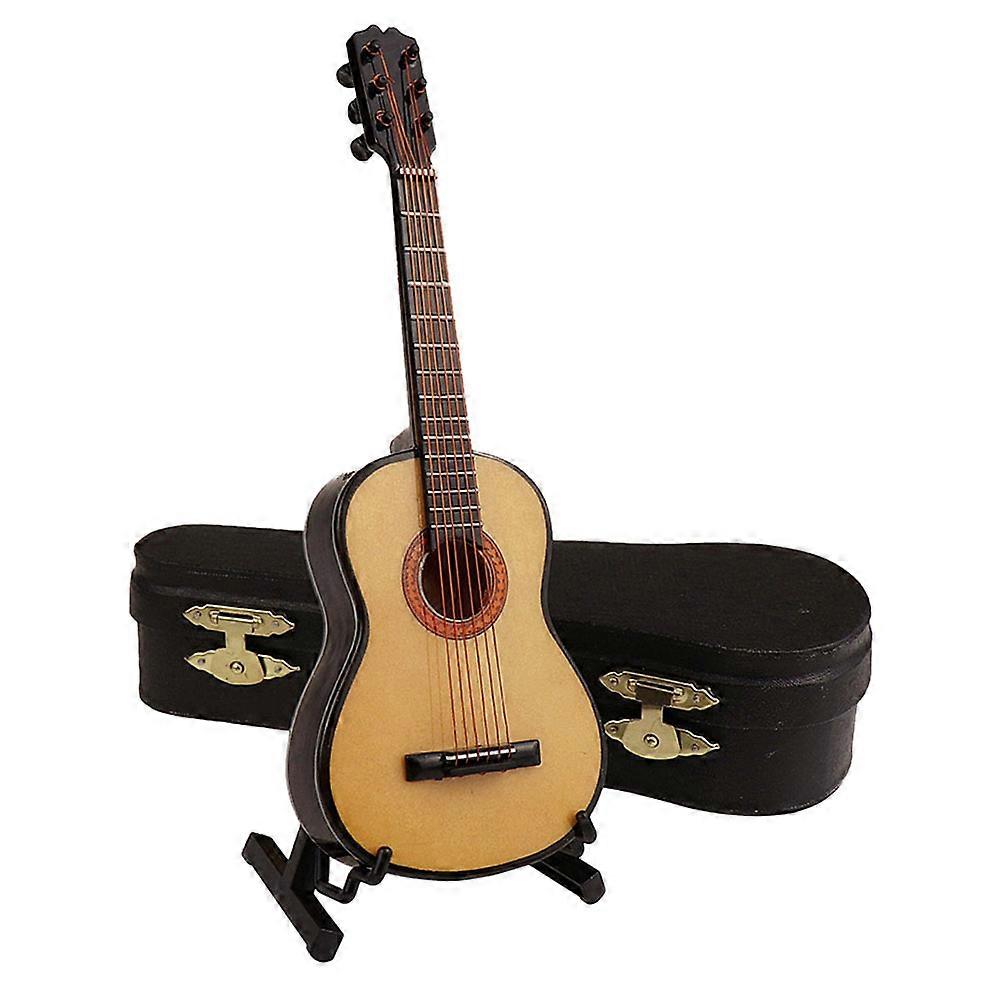 Small Guitar Model for Decoration 1Set with Display Stand