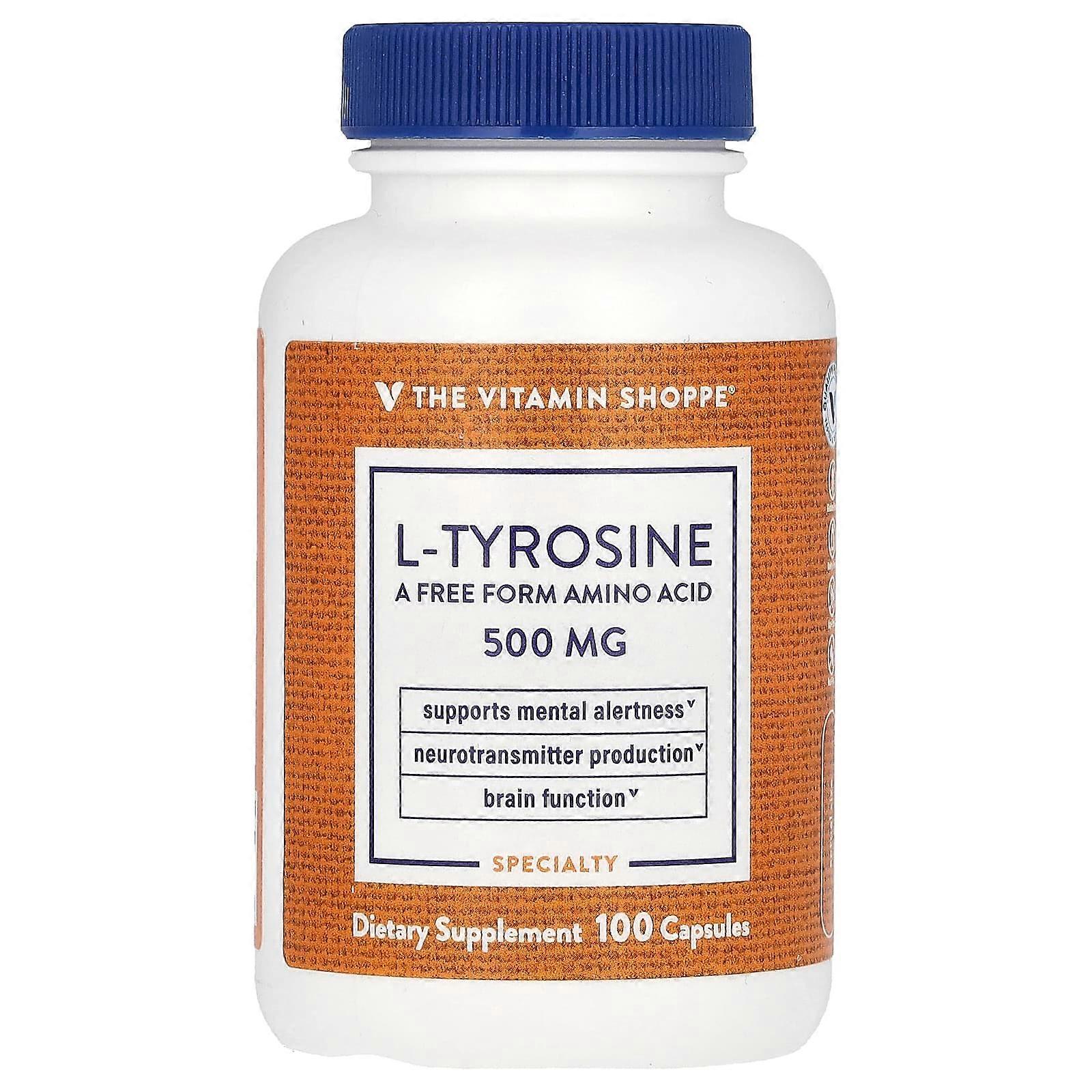 L-Tyrosine, 500 mg , 100 Capsule