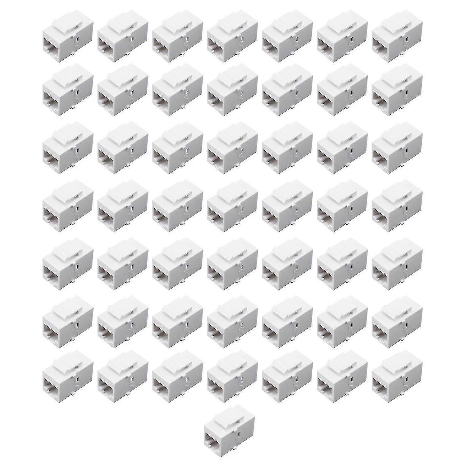 RJ45 Connector Keystone Jack Cat6 RJ45 Extension Coupler Ethernet Network LAN Cat 6 Coupler Jacks Ex