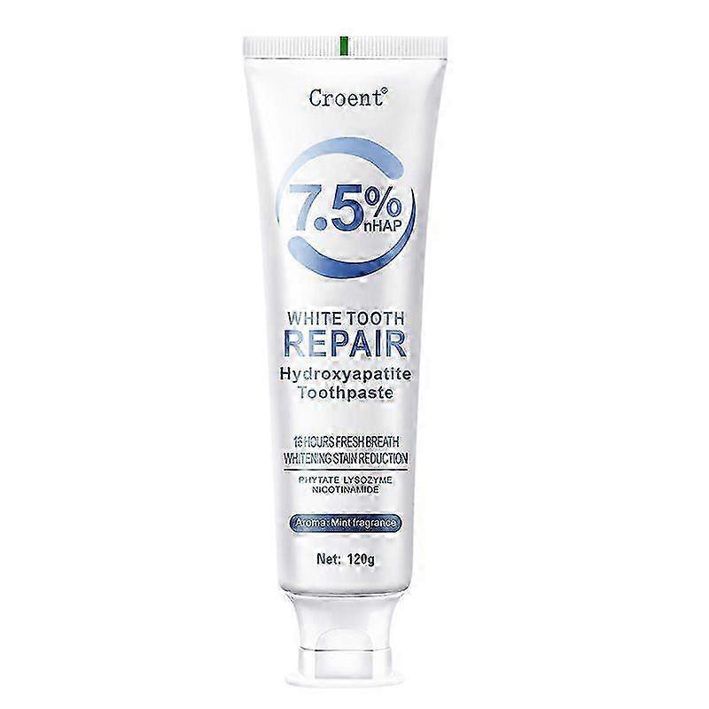 Hydroxyapatite Toothpaste for Advanced Enamel Protection, Fluoride-Free Toothpaste for Sensitive Teeth, Gentle and Effective