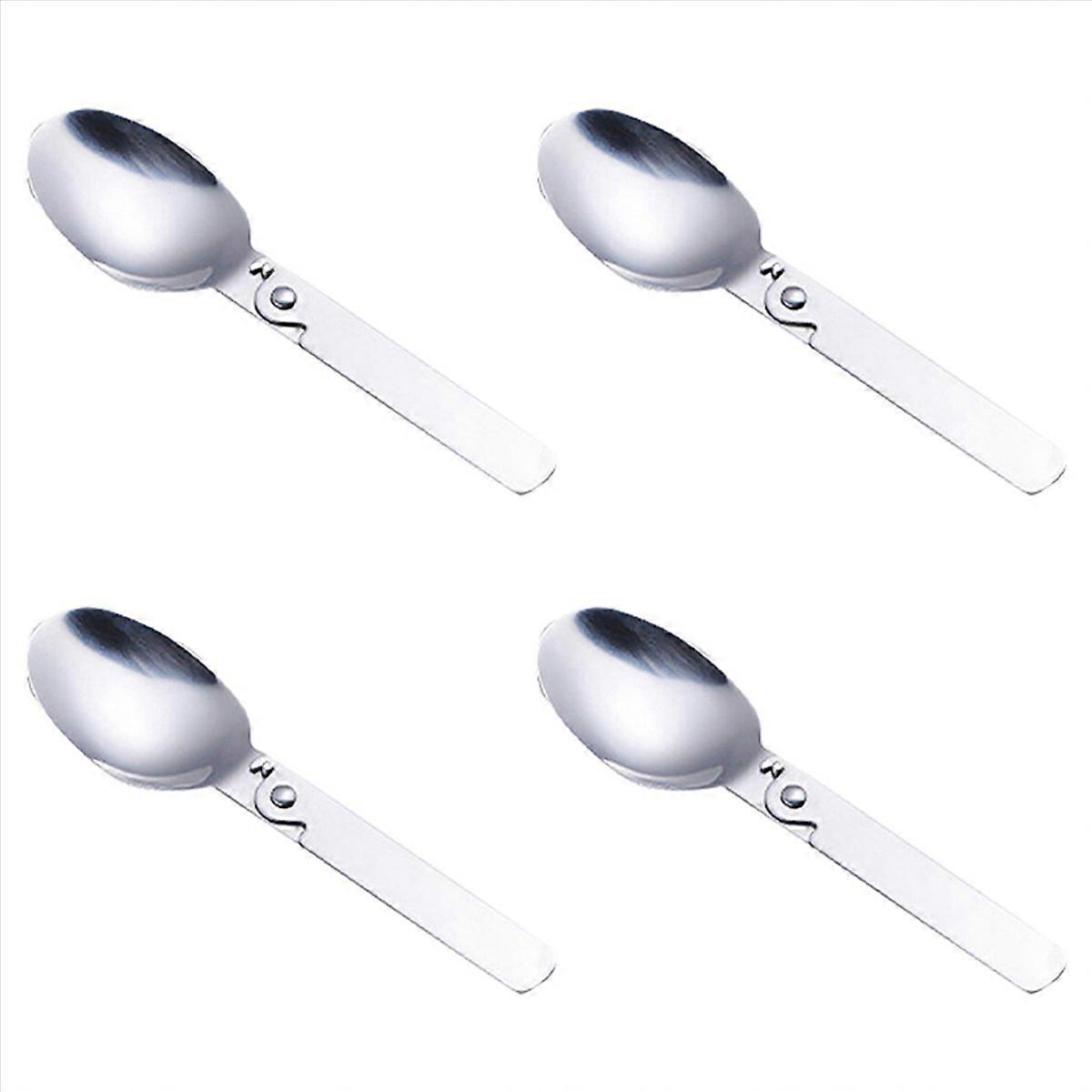 Folding Tablespoon Outdoor Tableware Stainless Steel