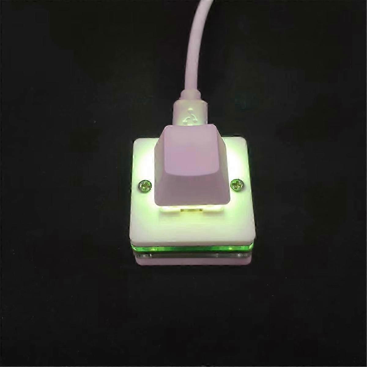 1-Key Shortcut Keyboard USB Custom Programmable Macro Keyboard Hot Key Mouse One Key Button RGB Mini