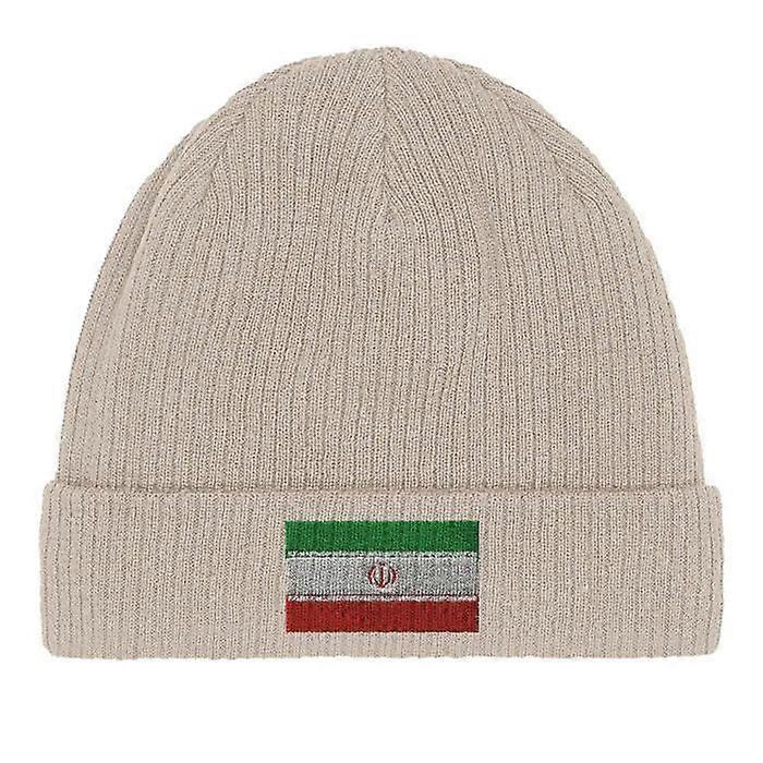 Iran Flag Cap in Beige